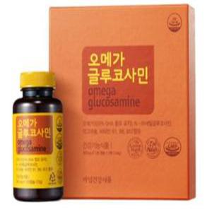 알로에마임 오메가 글루코사민(600mlX120캡슐)X2병 (마임 나이트젤 파우치15장)