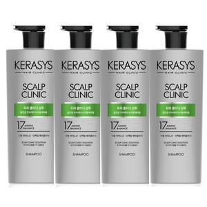 케라시스 두피 클리닉 샴푸 750ml 4개