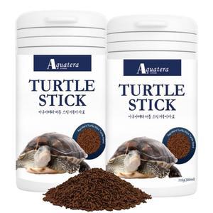 아쿠아테라 터틀스틱 거북이사료 300ml (110g)*2개