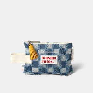 [마스마룰즈]Mini strap pouch _ Rough Denim