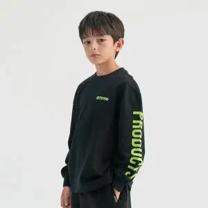 [차일디] 아웃도어프로덕츠키즈 (OD244ILS05-BLK) 타이포 긴팔 티셔츠