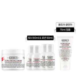 [롯데백화점]키엘 [10] 키엘 수분크림 125ml 세트 (+클렌저 정품, 토너 80ml, 로션 60ml)