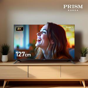 [25년형] 프리즘 CP50G5 127cm 국내최초 구글5.0 스마트 4K UHD TV DLG120Hz 프리핫키 지원 패널 5년 무상보증