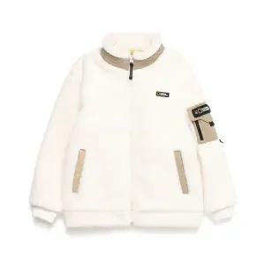 [내셔널지오그래픽키즈][기존가 159,000원]K224UFJ130 어드벤처 스탠드넥 플리스 집업자켓 IVORY