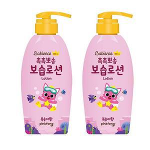 베비언스 아기바디로션 핑크퐁 촉촉뽀송 아기로션 키즈바디로션 보습력좋은아기로션 보습로션