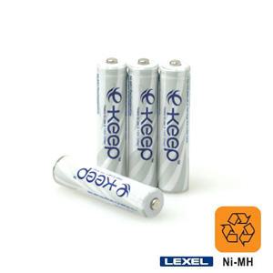 LEXEL e-Keep 충전배터리 900mAh AAA 4개1세트 (TH정품/사서바로쓰는충전지/에네루프형 배터리/1000회 충전