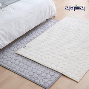 [라버트리]국산 극세사 누빔 카페트 러그 100x150