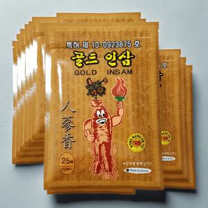 골드인삼건강패드 25매입 20팩 파스대용