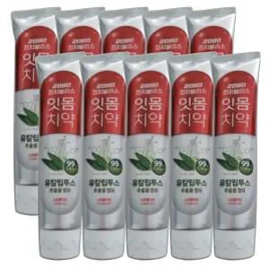 2080 진지발리스 유칼립투스 스트롱민트치약 150g x 10개