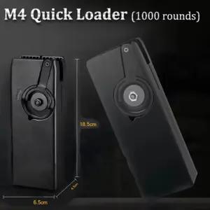 스피드 로더 M4 BB Speed Loader 1000rd 대용량 수동 속도 퀵로더 전동건 서바이벌용품 밀리터리