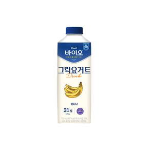 매일바이오 그릭요거트 딜라이트 710ml 드링크 바나나맛 8개/냉장무배