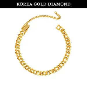 갤러리아 순금 팔찌 24K 여자 금팔찌 콤비 팔각 체인 18.75g