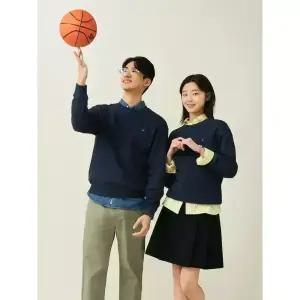 [빈폴] [빈폴][Essential] 남녀공용 스웨트 셔츠 네이비 (BC5141E03R) (BC5141E03R)