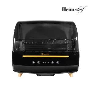 하임셰프 울트라 70L UV-C LED 고온 살균 식기건조기 열풍 젖병소독기 블랙 HTD-3300