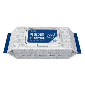 노브랜드 유리 거울 세정티슈 40매