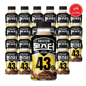테이크핏 맥스 몬스터 43g 초코바나나 단백질 음료 350ml 24개