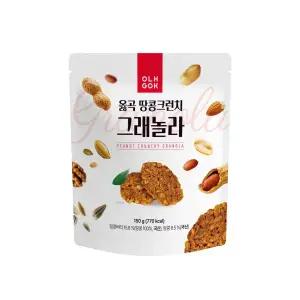 [롯데백화점]옳곡 카카오/땅콩 크런치 그래놀라 150g 2종 택1