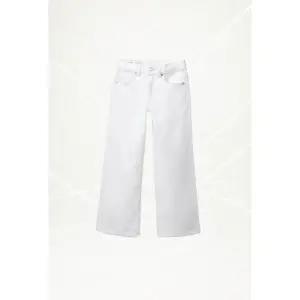 국내배송 ZARA 자라 주니어 키즈 와이드 레그 진 화이트 4551610250 1064861