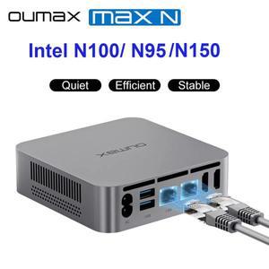 OUMAX N100 N95 미니 PC Intel Lake-N100 16G 500G 8G256GB SSD DDR4 듀얼 WIFI 5 BT 5.0 LAN 1000M 초저소