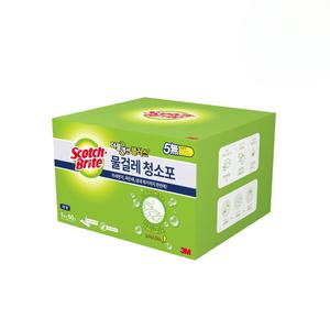3M 대용량 청소포 더블액션 플러스 물걸레 청소포 대형 x 60매 스카치브라이트