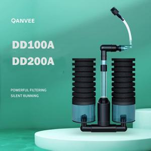 Qanvee 전기 물 스폰지 USB 정수기, 산소 어항 필터, 폼 수족관 액세서리, 장비 상품