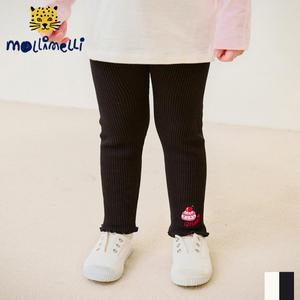 [몰리멜리] 러브마카롱골지레깅스
