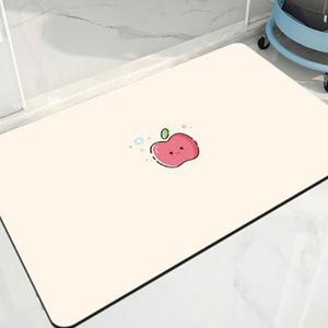 과일 화장실발매트 발수건 세탁욕실 빨아쓰는규조토발매트