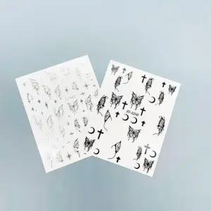 나비 디자인 손톱 스티커 네일아트용 테이프 아트 (WFJ2OJ2)