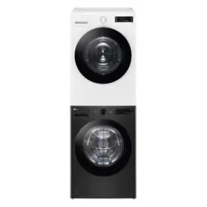 LG 트롬 오브제컬렉션+건조기+스태킹키트 KG21KN-8WNW 모아