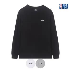 [롯데백화점]엔비에이 남여공용 스몰 로고 롱 슬리브리스 맨투맨 긴팔티셔츠 (N235ST259P)