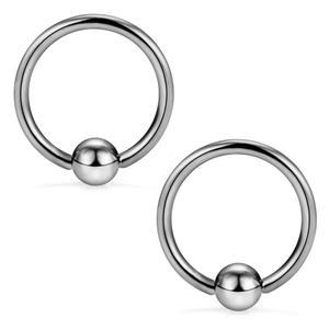 SCERING 2-8PCS 16G G23 티타늄 캡티브 비드 링 노즈 후프 헬릭스 다이스 연골 트라거스 귀걸이 유두 눈썹 바디 피어싱 8mm 10mm 12mm 14mm 16mm