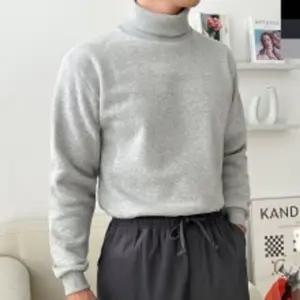 DGI 1830M 남자기모면목폴라티댄디룩 심플 기본라 데일리 남친 긴팔 목티 겨울셔츠 남성