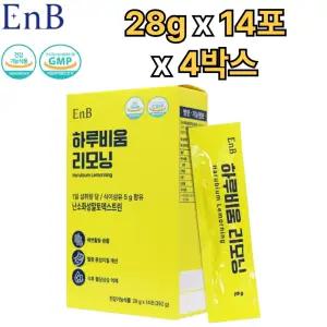 EnB 하루비움 액상 스틱 28g 14포 4박스 배변활동 혈중 중성지질 식후 혈당 난소화성말토덱스트린 식이섬유