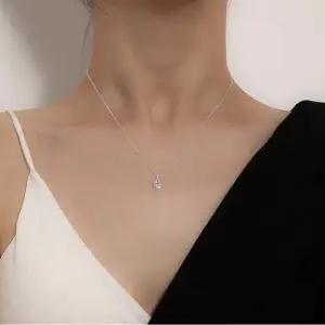 고급진 우아함 세련된 볼트체인 물방울 펜던트목걸이 여성목걸이 골드펜던트 물방울펜던트