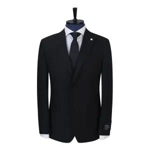 F/W 프리미엄 이태리 레다 수입원단 블랙 기본정장 수트 PJ20070