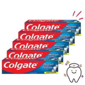 [콜게이트] 콜게이트 치약 250g x 5개 고불소 그레이트 레귤러 입 냄새 치약