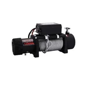 자동차 윈치 12V 24V 캠핑 차량 구조용 우인치 윈찌 차량용원치(12V/12000lbs)+표준