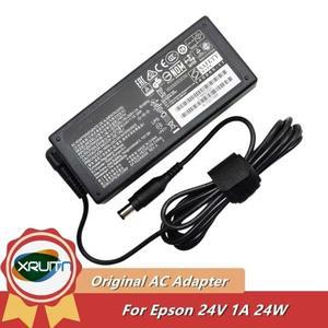 엡손 WF-100 DS-410 530II 프린터 전원 공급 장치 어댑터 용  24V 1A 충전기 A462E A461H AC