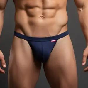 [M2W] Modern Pouch Thong Navy  4002-28)