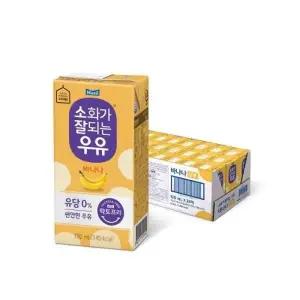 [매일 우유] 매일 소화가잘되는우유 바나나 멸균 190ml 24팩