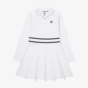 [휠라](광주신세계)[FILA] 피케 스판 카라 원피스 (FS2OPF3351F_OWH)