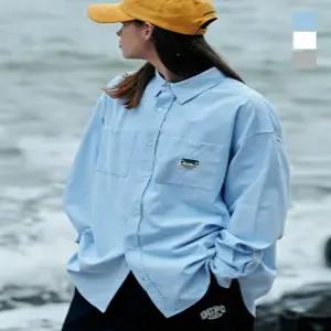 [오션퍼시픽(OCEAN PACIFIC)] 남녀공용 투포켓 옥스포드 오버사이즈 셔츠