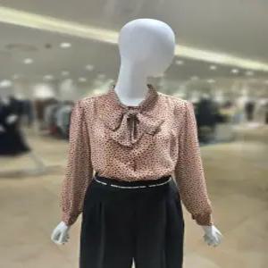 [올리브데올리브] 레오파드 쉬폰 타이 블라우스 YW5WB700