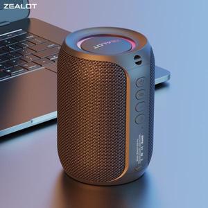 Zealot-S32PRO  Bluetooth 스피커 베이스 무선 LED 조명 실외 서브우퍼 방수 사운드 박스 지원