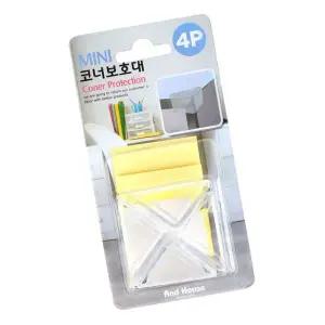 [골드스마일]투명 미니 코너 보호대 4입 1P 모서리 어린이 가드 어린이집안전가드