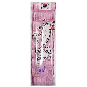 [하프클럽/]앞머리 볼륨 줄 때 딱 좋아요 헤어롤 구르프 중 핑크