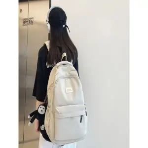 [트렌드스토어]심플 수납공간 귀여운 고릴라 키링 백팩_P376575058