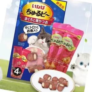 참치 간식 야끼가츠오 4개입 반려동물용 건강 스낵 녹차 함유