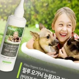 고품질 반려묘 눈물 자국 제거제 120ml 세정제 저자극 눈 청소 용액 (WFK7AMW)