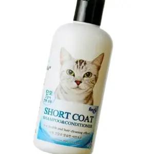 고품질 고양이 세척샴푸 단모용 컨디셔너 300ml 엉킴방지 목욕 세제 (WFK7AMN)